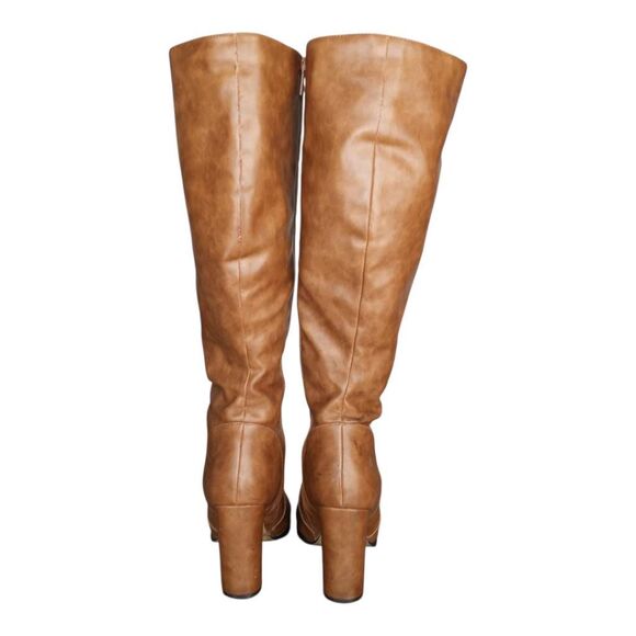 Michael Antonio Knee High Cognac Boots Sz.8 EUC. - Picture 2 of 9